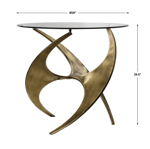 Graciano Glass Accent Table