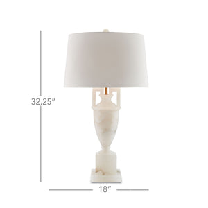 Clifford Table Lamp In Natural & Coffee Bronze