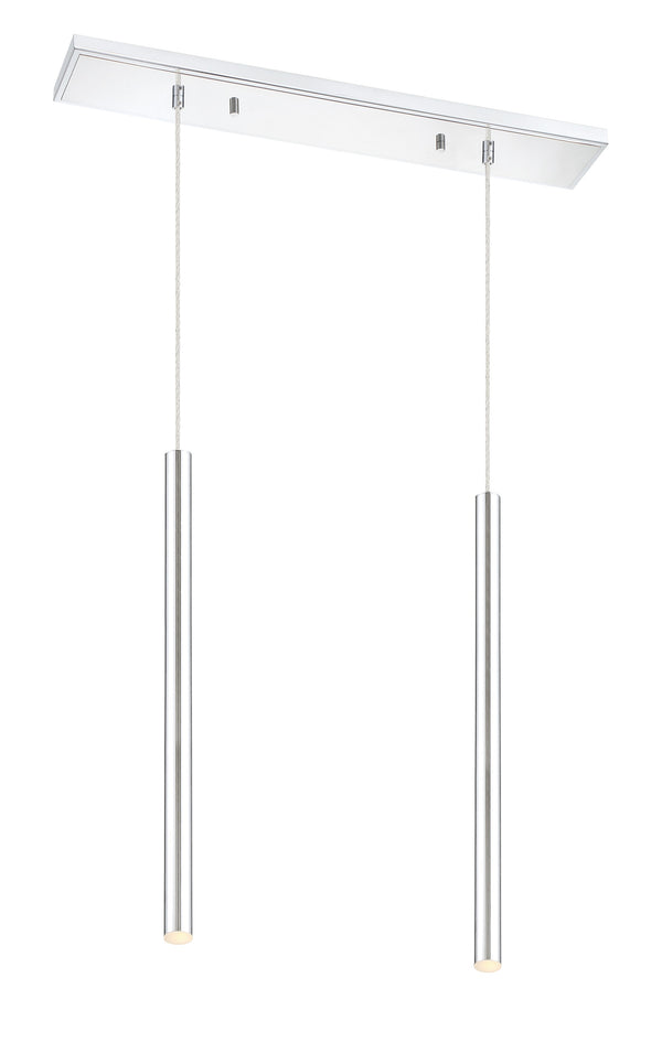 Forest 2 Light Island/Billiard in Chrome Finish