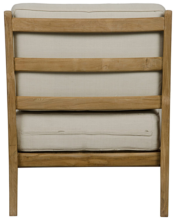 Allister Chair, Teak and Rattan