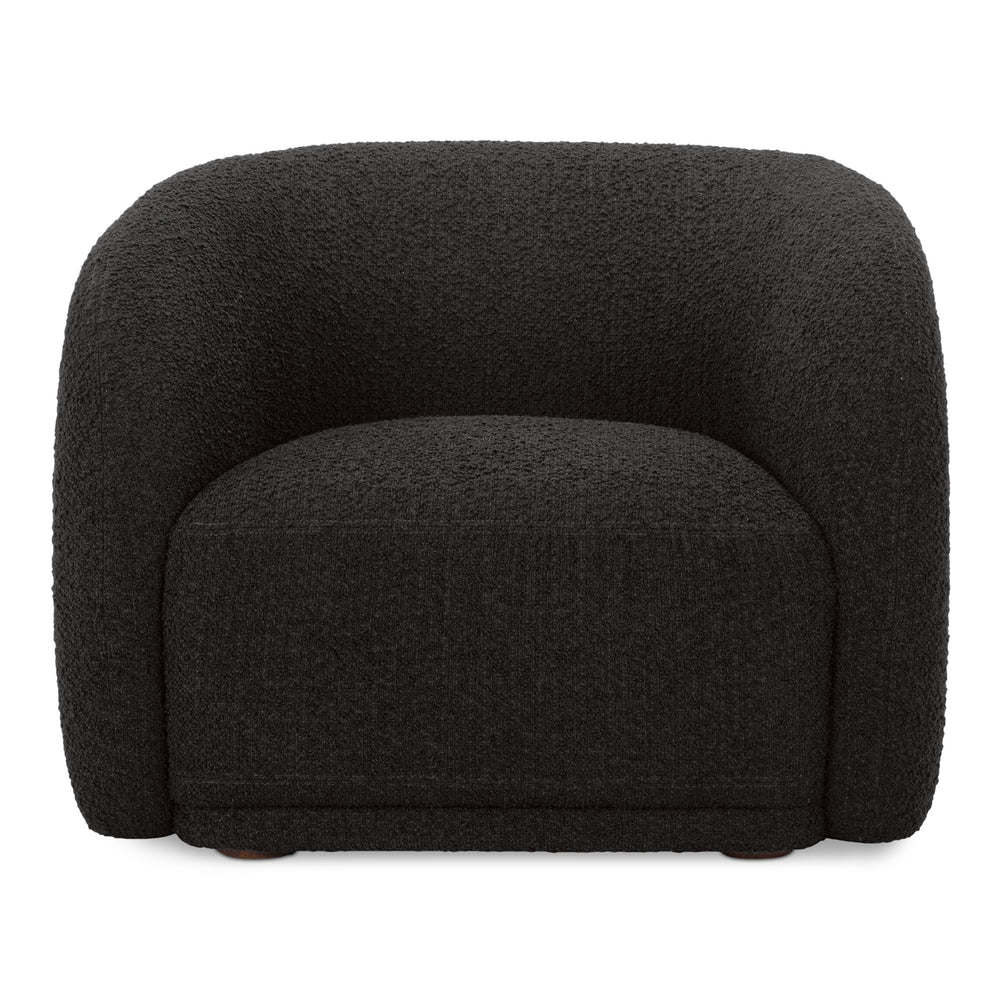 Moe's Faye Accent Chair in Black Boucle
