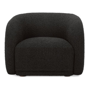 Moe's Faye Accent Chair in Black Boucle