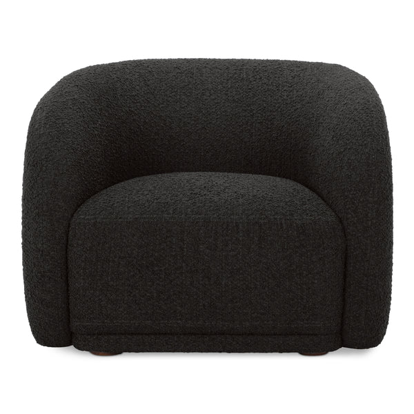 Moe's Faye Accent Chair in Black Boucle