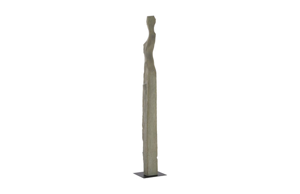 Cast Women Sculptures, A , Colossal, Splinter Stone Finish