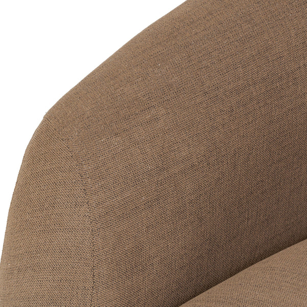 Channing Swivel Chair - Crypton Nomad Mushroom