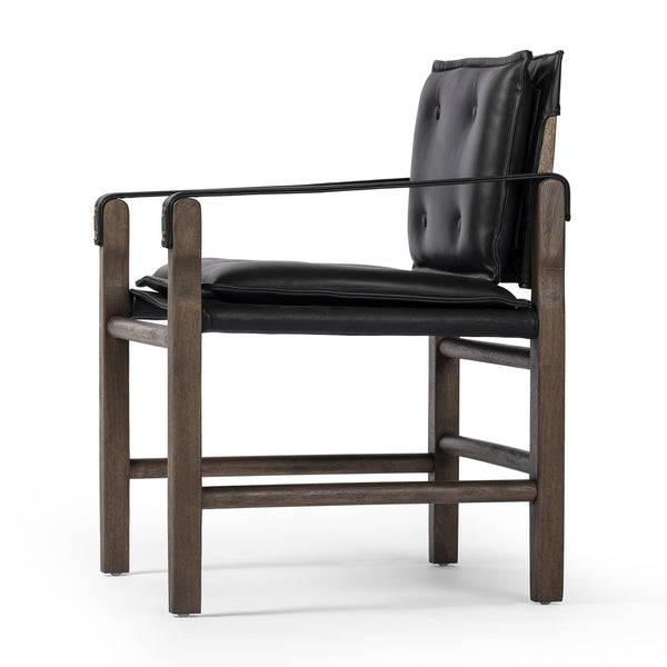 Lenz Dining Armchair In Carson Black