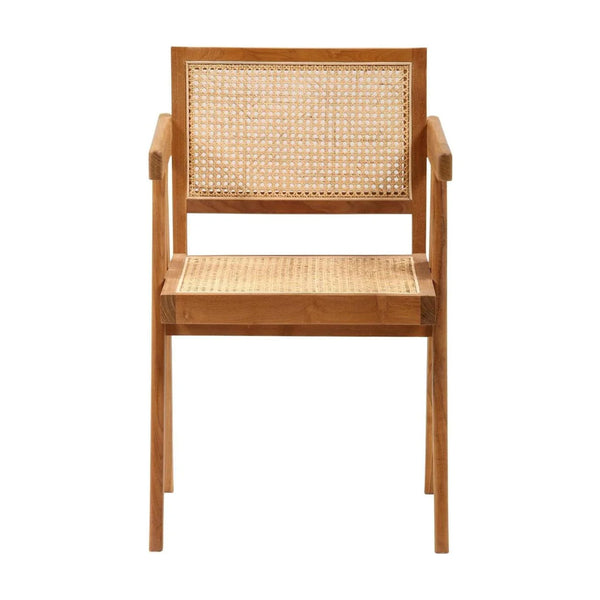 Jeanneret Cane Arm Chair - Natural