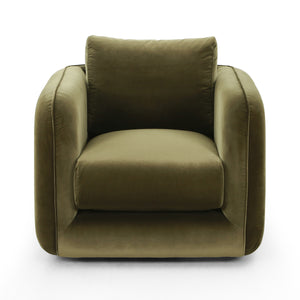 Malakai Swivel Chair In Surrey Olive