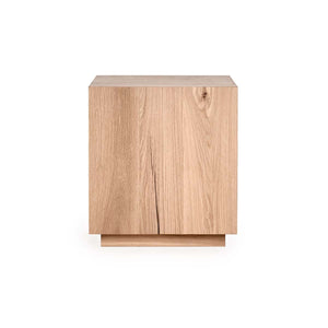 Layne Solid Wood Square End Table - True Natural