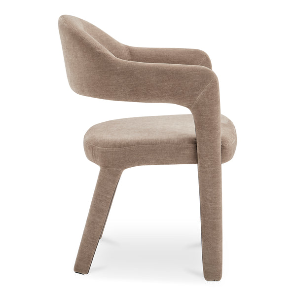 Martens Dining Chair in Camel Upholstery