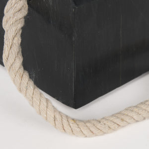 Raena Black Marble House Door Stopper