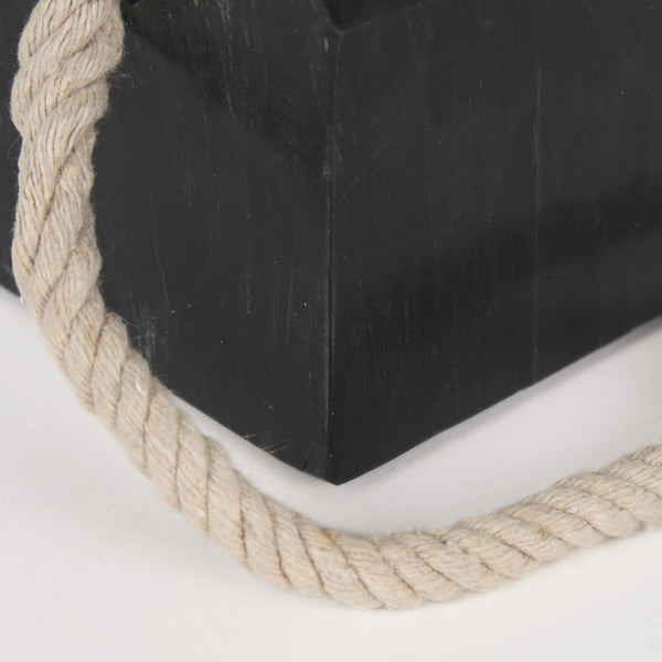 Raena Black Marble House Door Stopper