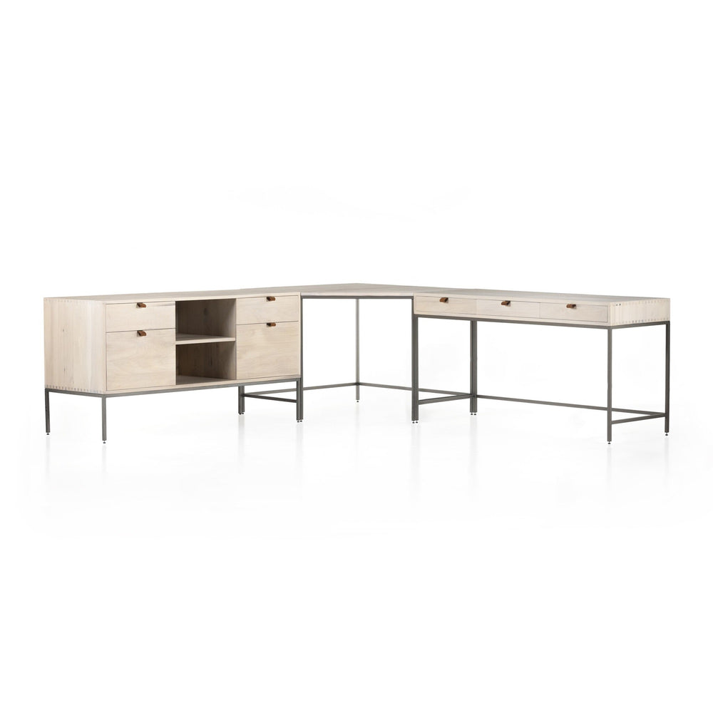 Trey Desk System - Dove Poplar