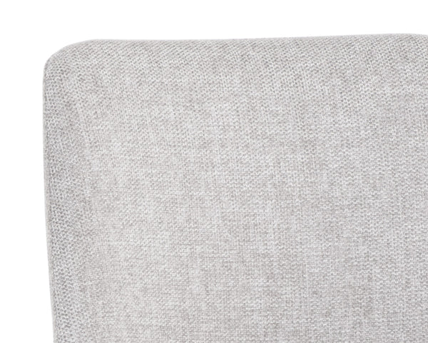 MARIE DINING CHAIR - BELFAST HEATHER GREY / BRAVO METAL