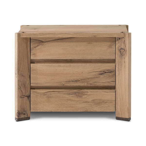 Cassio Nightstand in Natural Reclaimed French