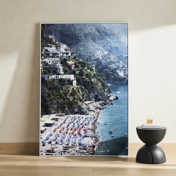 Beach In Positano (48" X 72") In Slim Aarons's Showcase In Photography Art
