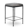 Classic Home Bose Hide Counter Stool with Iron Frame