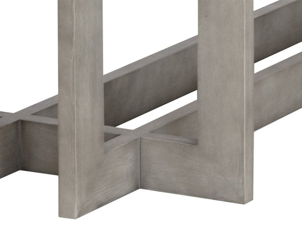DISERA DINING TABLE - ASH GREY - 96"