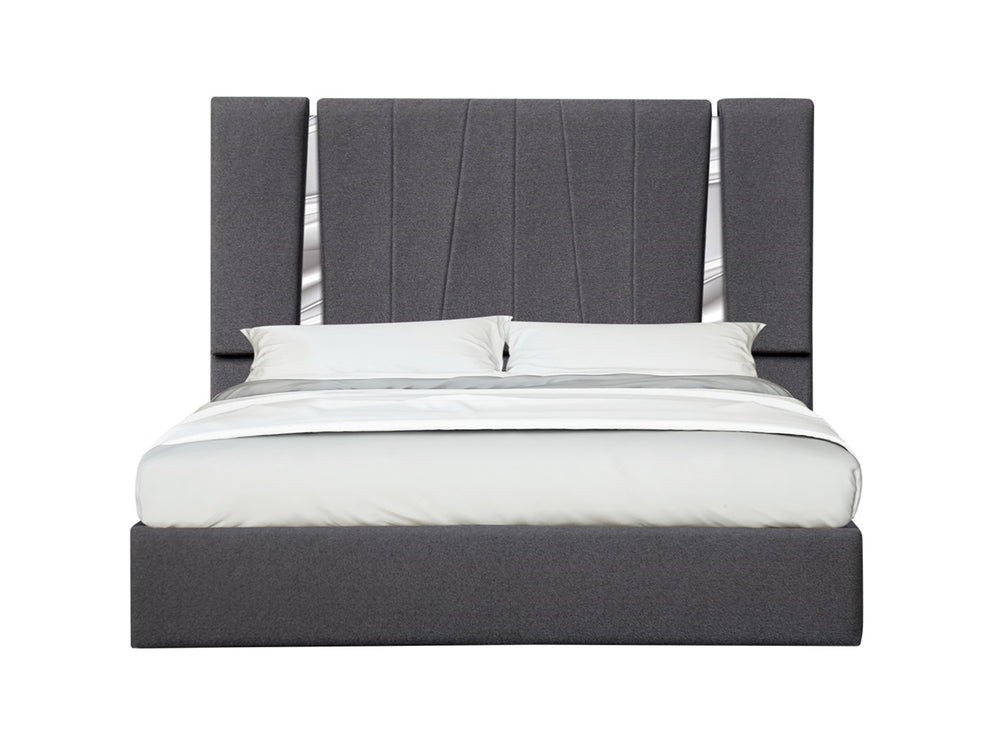 Matisse Queen Bed in Charcoal