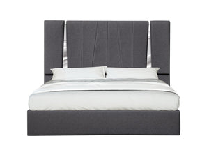 Matisse Queen Bed in Charcoal