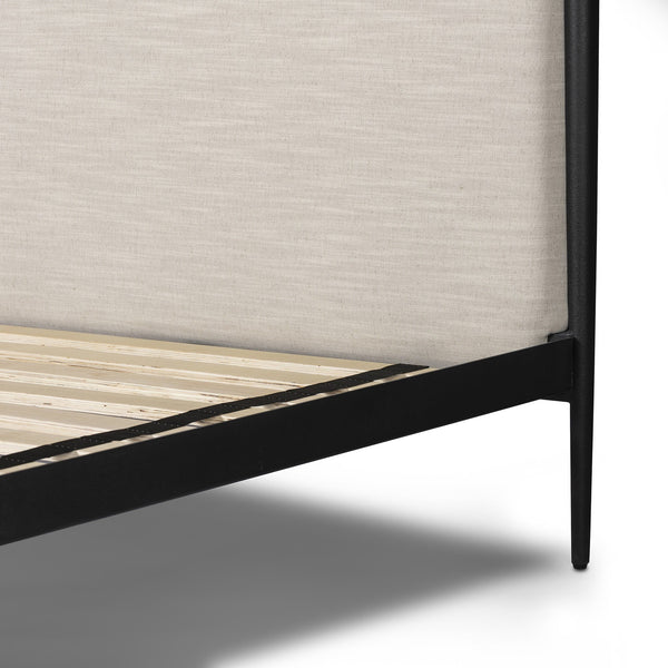 Xander Canopy King Bed - Savoy Parchment