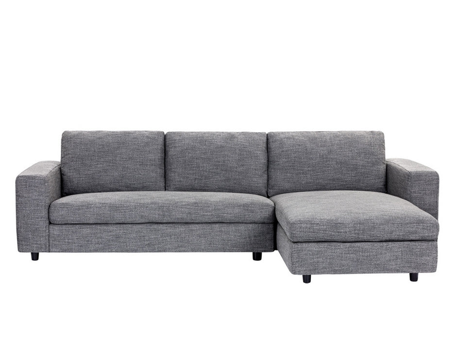 ETHAN SOFA CHAISE - QUARRY FABRIC