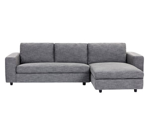 ETHAN SOFA CHAISE - QUARRY FABRIC