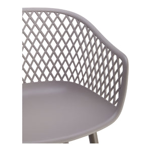 Moe's Piazza Outdoor Chair Set of 2 in Grey
