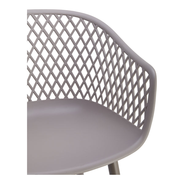 Moe's Piazza Outdoor Chair Set of 2 in Grey
