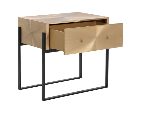 MODENA NIGHTSTAND - LARGE - ANTIQUE GOLD