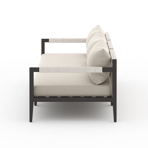 Sherwood Outdoor Sofa 93" in Bronze/Sand