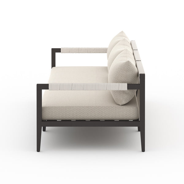 Sherwood Outdoor Sofa 93" in Bronze/Sand
