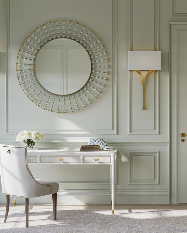 Choisy Wall Sconce In Antique Gold Leaf