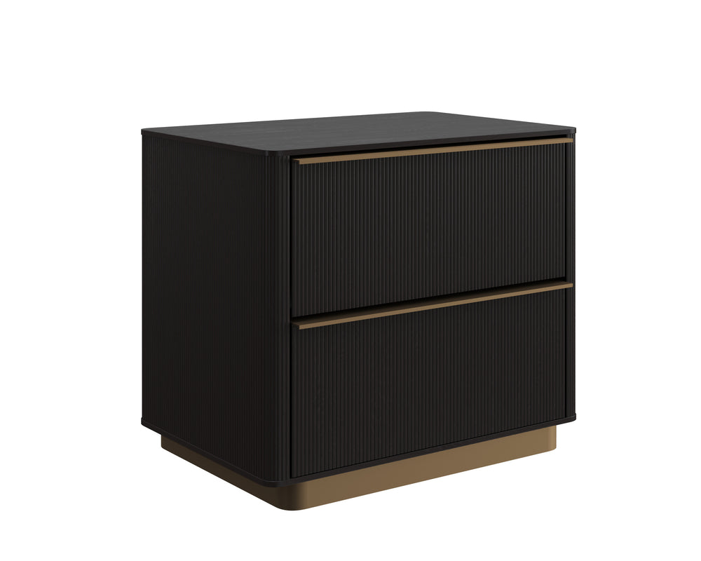 KALLA NIGHTSTAND - CHARCOAL