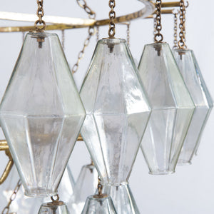 Purnell Large Round Chandelier - Gold
