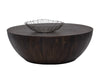 KINSLEY COFFEE TABLE - SMALL - DARK BROWN