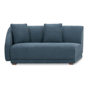 Fraser Left Arm Facing Sofa in Deep Blue