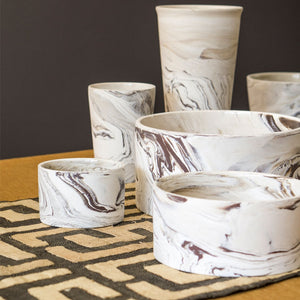 Agateware Vase, set/3