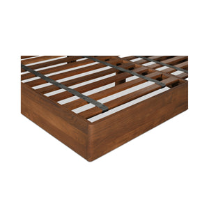 Moe's Watson Queen Bed in Brown Acacia