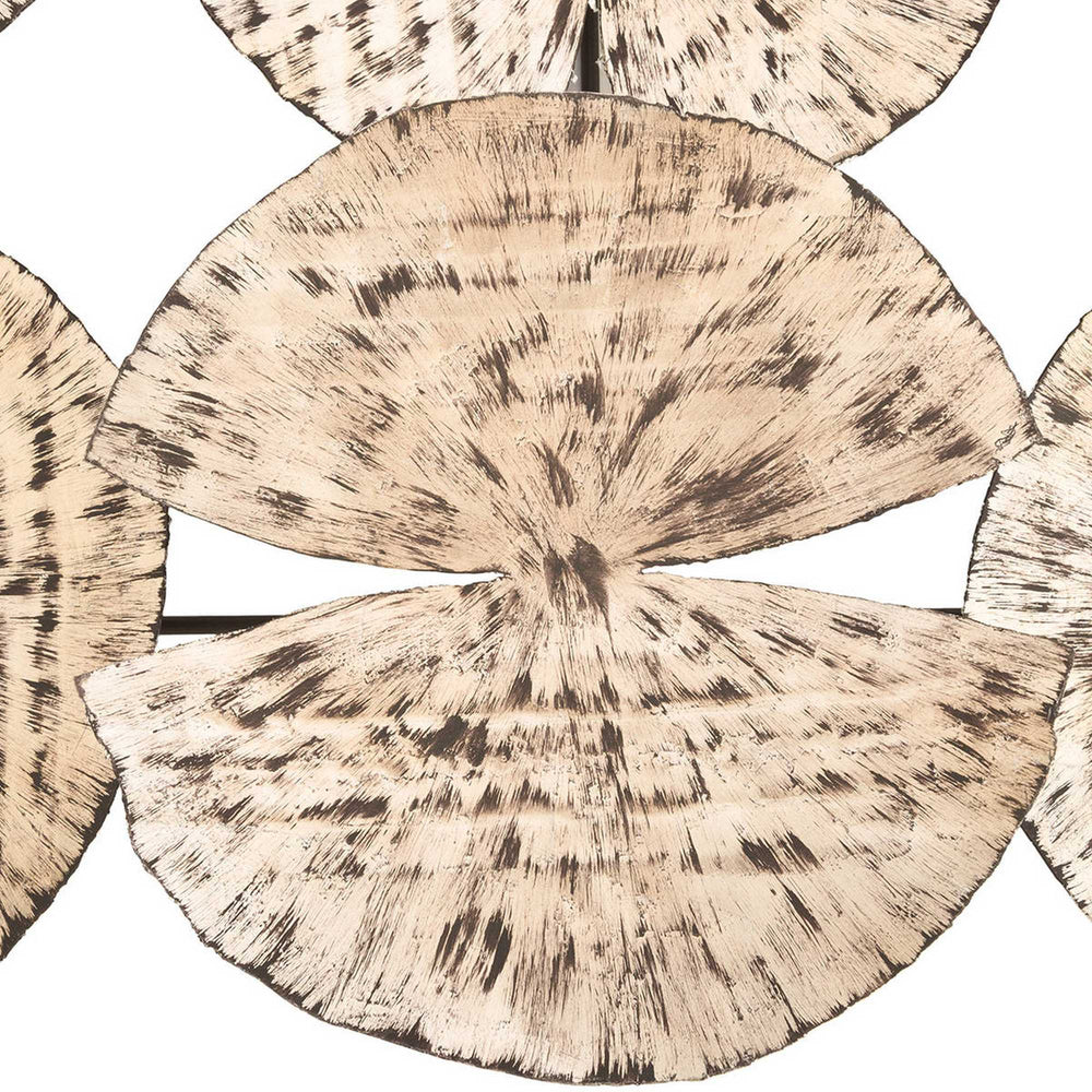 Ginko Leaf Wall Art, 9 Leaves, Silver