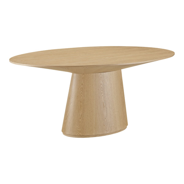 Otago Oval Dining Table in Natural Oak Finish