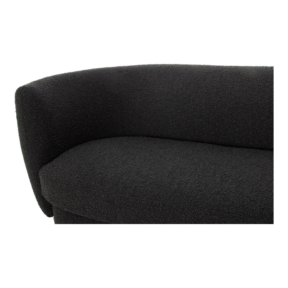 Moe's Koba Sofa Maya Black, 4-Seater