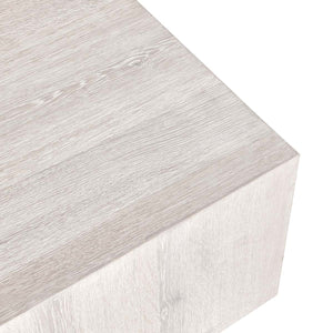 Layne Solid Wood Square Coffee Table with Casters