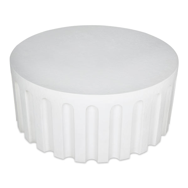 Eris Outdoor Coffee Table in White