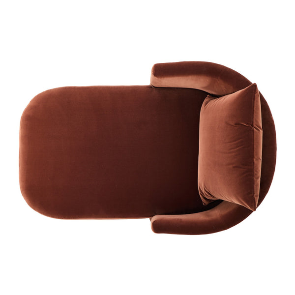 Farrah Chaise Lounge - Surrey Auburn