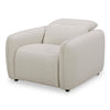Moe's Eli Power Recliner Chair in Warm White