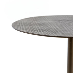 Fannin Bar Table In Acid Aged Brass In Bar
