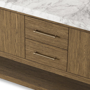 Anthem Double Vanity - Washed Natural Veneer
