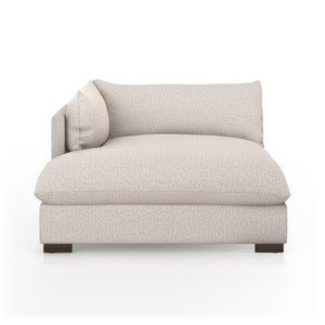 Westwood Sectional In Bayside Pebble And Espresso