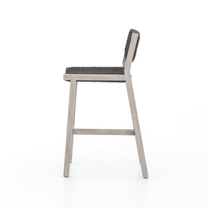 Delano Outdoor Bar Stool-Grey